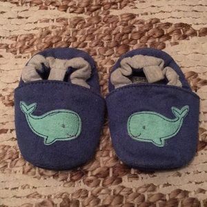 Baby whale slippers